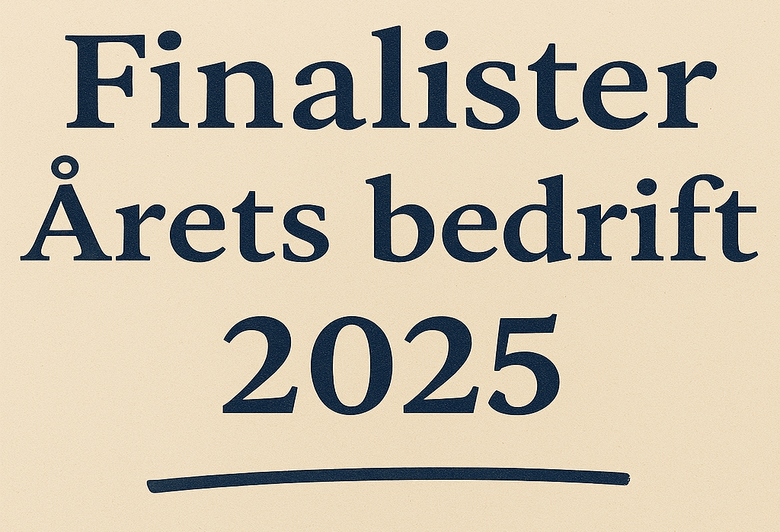 Plakat årets bedrift 2025